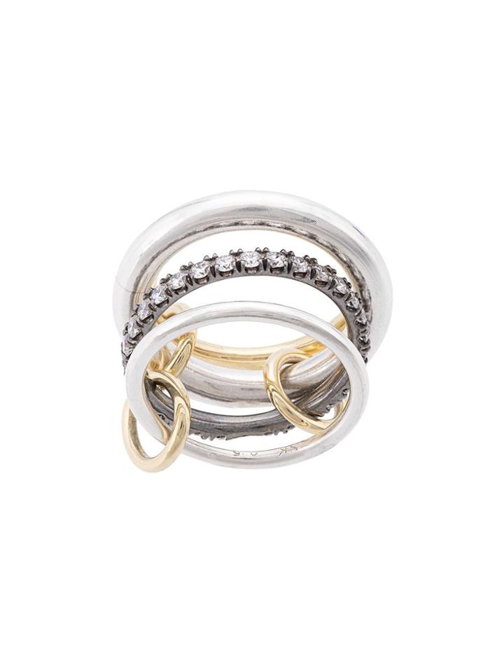 Spinelli Kilcollin 18kt Yellow Gold And Sterling Silver Four Link