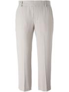Rick Owens Cropped Trousers, Women's, Size: 42, Nude/neutrals, Cotton/acetate/viscose