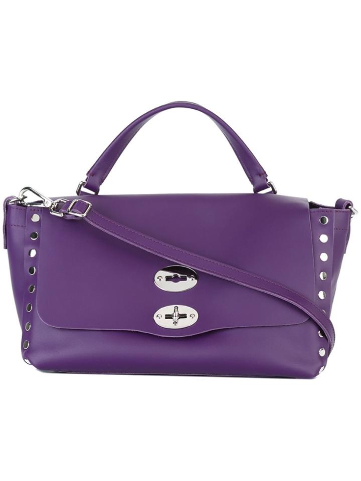 Zanellato Classic Tote - Pink & Purple