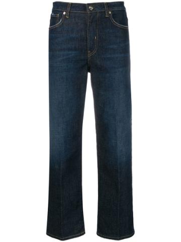 Two Denim Elisabeth Cropped Jeans - Blue