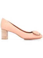 See By Chloé Bow Front Pumps - Nude & Neutrals