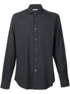 Boglioli Casual Long Sleeved Shirt, Men's, Size: 15 1/2, Grey, Cotton