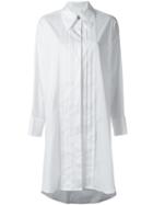 Mm6 Maison Margiela Pleat Front Shirt Dress