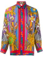 Versace Vintage Printed Shirt, Adult Unisex, Size: 48