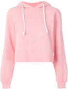 Gcds Monogram Hooded Sweatshirt - Pink & Purple