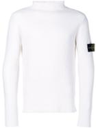 Stone Island - Crew Neck Jumper - Men - Cotton - Xxl, White, Cotton