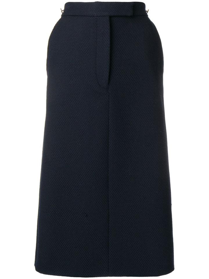 Thom Browne 4-bar Basketweave Sack Skirt - Blue