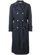Thom Browne Nylon Shell Trench Coat - Blue