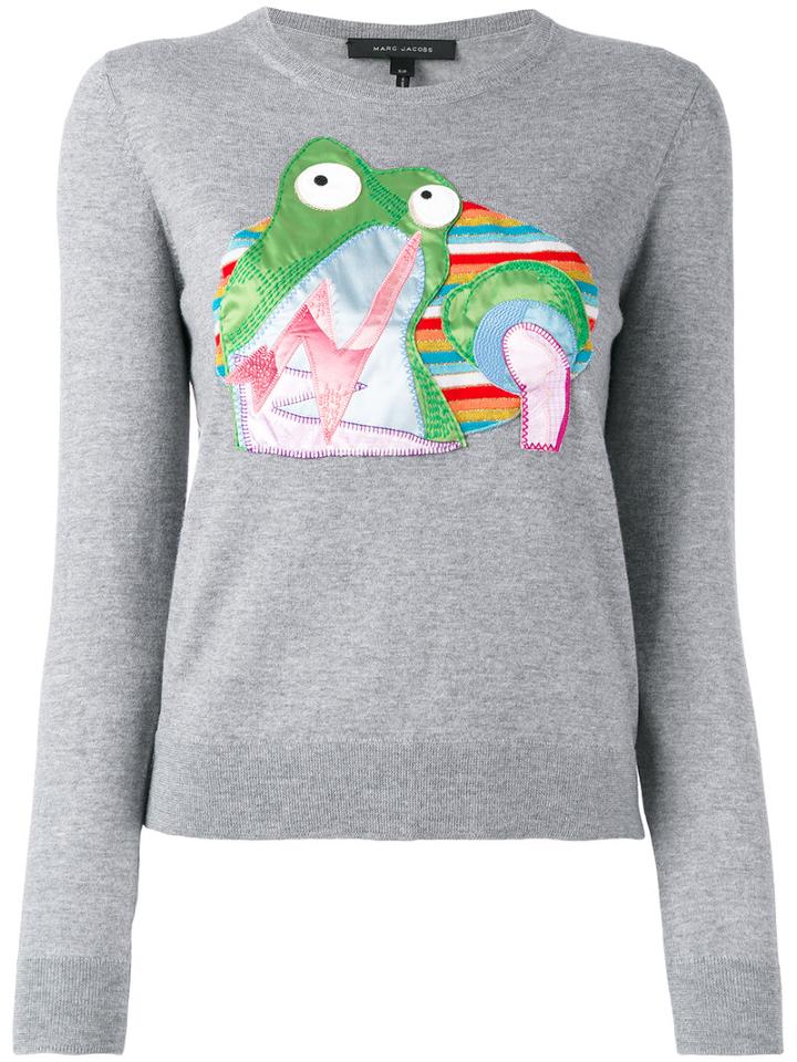Marc Jacobs Julie Verhoeven Frog Jumper, Women's, Size: Medium, Grey, Wool