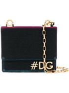 Dolce & Gabbana #dg Embellished Mini Bag - Blue