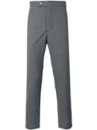 Classic Tailored Trousers - Men - Cupro/virgin Wool - 2, Grey, Cupro/virgin Wool, Moncler Gamme Bleu