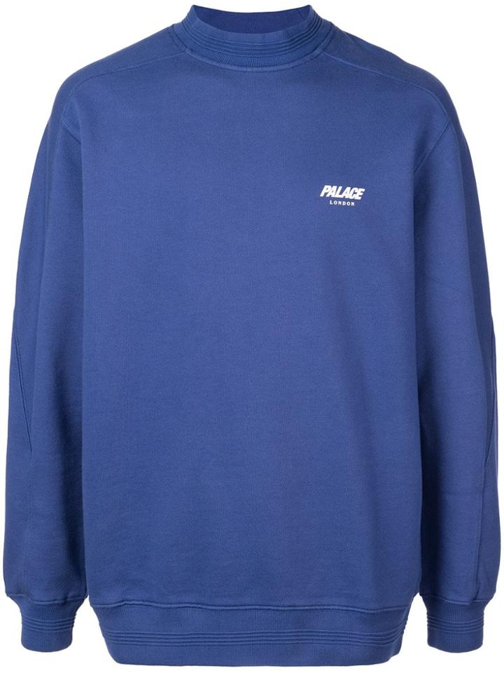 Palace Oversized Sweatshirt - Blue