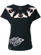 Philipp Plein Patch Heart Hands T-shirt - Black