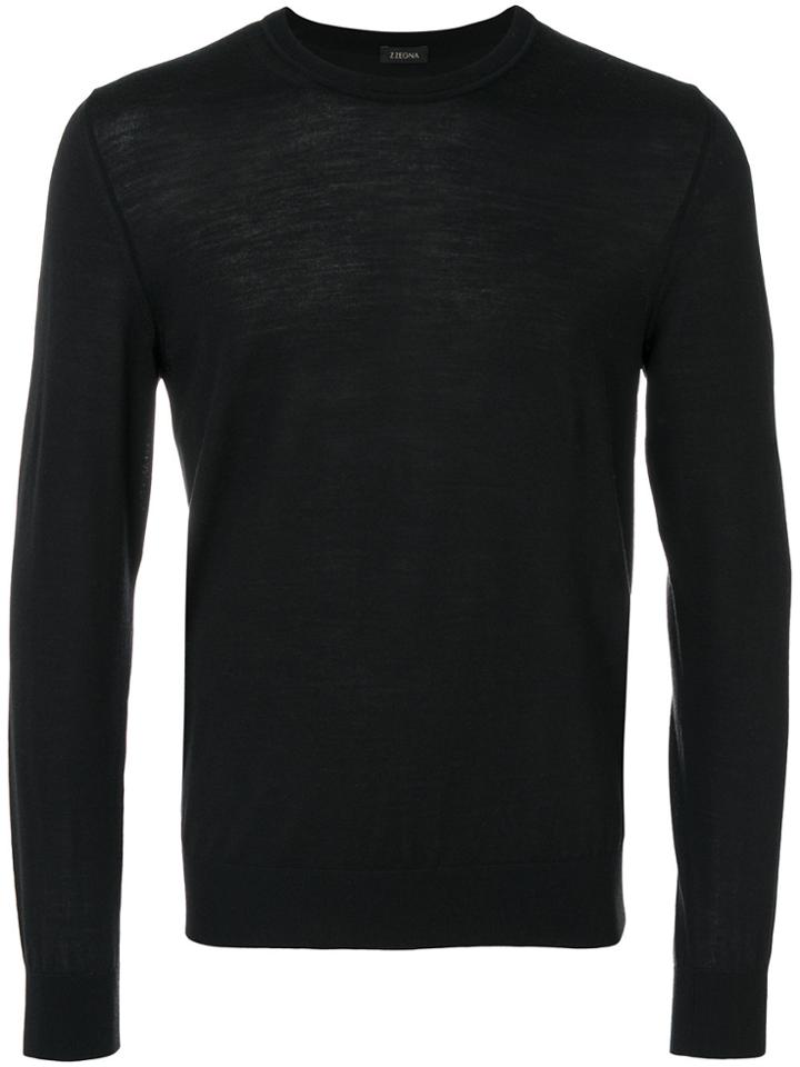 Z Zegna Knitted Top - Blue