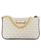 Michael Michael Kors Chain Logo Pochette Bag - Nude & Neutrals