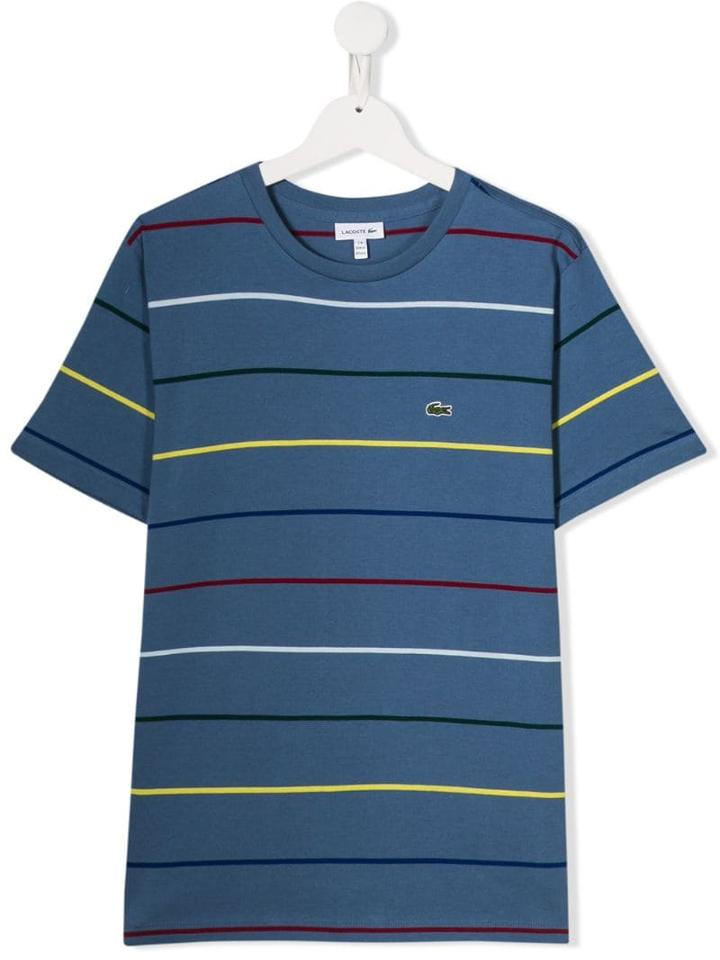 Lacoste Kids Embroidered Logo T-shirt - Blue