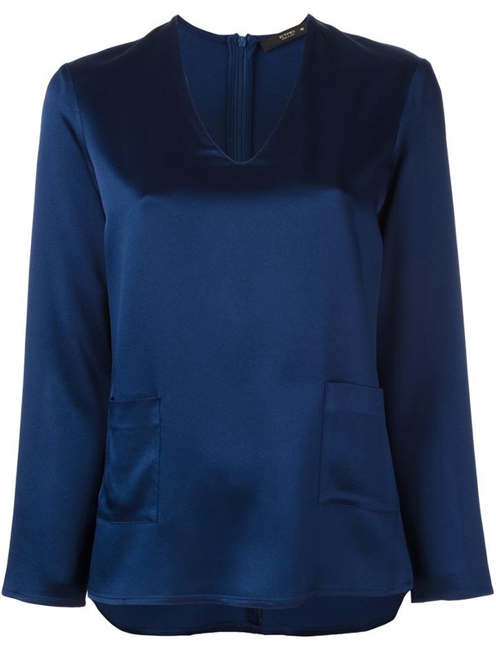 Etro Patch Pocket Blouse