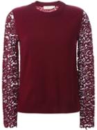 Tory Burch Lace Sleeves And Back Sweater