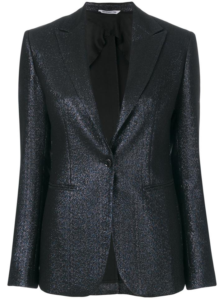 Tonello Metallic Fitted Jacket - Black