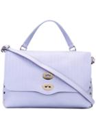Zanellato Textured Tote Bag, Women's, Pink/purple, Leather