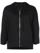Demoo Parkchoonmoo Oversized Zipped Hooded Jacket - Black