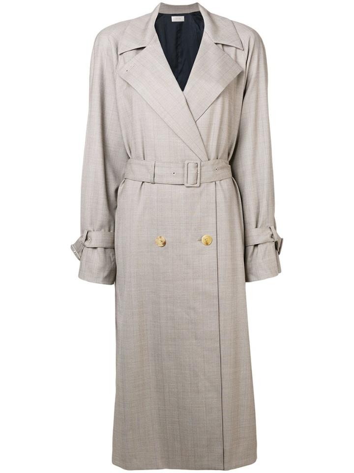The Row Belted Trench Coat - Grey