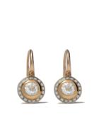 Alice Cicolini 14kt And 22kt Yellow Gold And Silver Tile Mini Hook