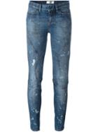 Faith Connexion Distressed Jeans, Women's, Size: 29, Blue, Cotton/spandex/elastane
