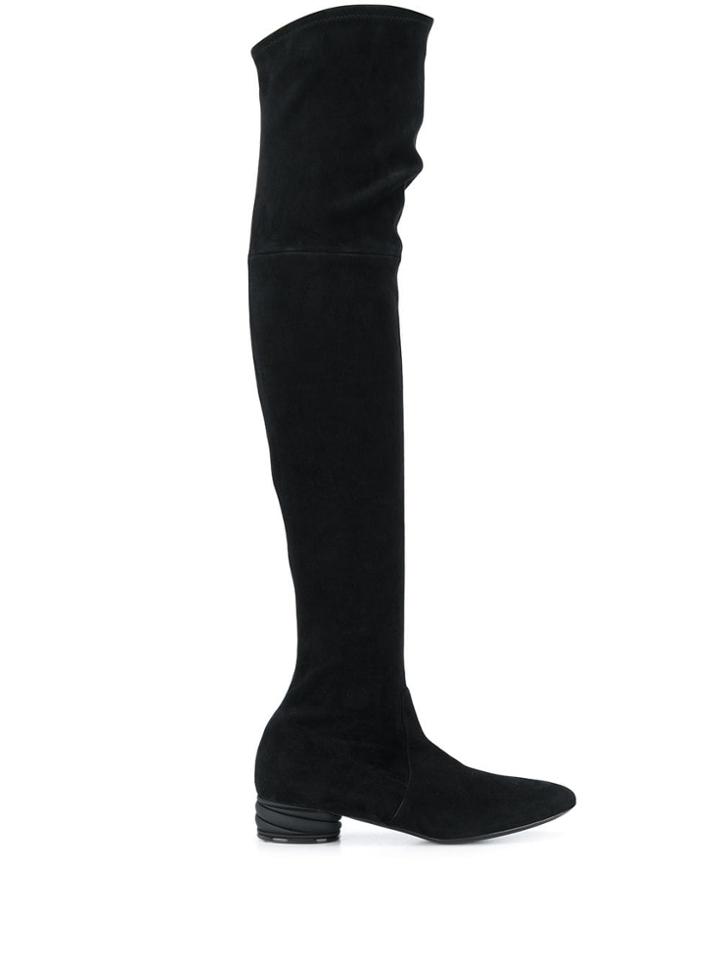 Casadei Trio Over The Knee Boots - Black