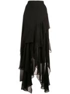 Michael Kors Scarf Skirt - Black