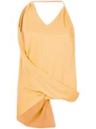 Jacquemus Twist Halter-neck Top - Orange