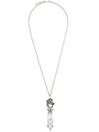 Roberto Cavalli Zebra Pendant Necklace, Women's, Metallic