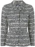 's Max Mara Printed Belted Jacket - Neutrals