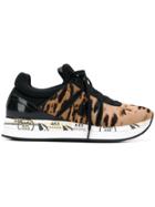 White Premiata Liz Sneakers - Brown