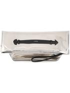 Stée Alia Metallic Clutch - Silver