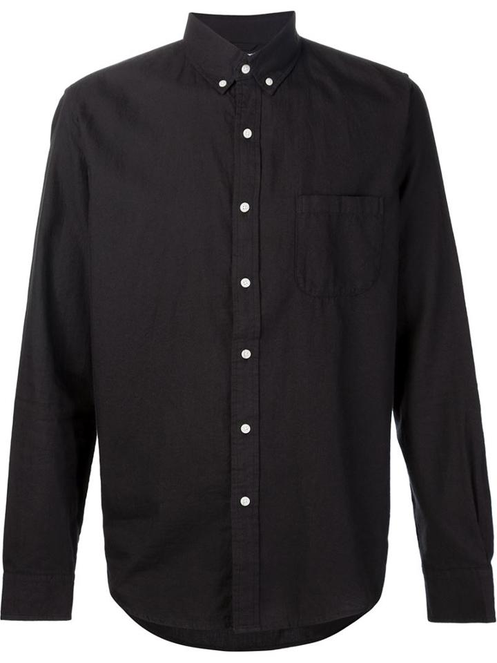 321 Classic Button Down Shirt, Men's, Size: Large, Black, Cotton