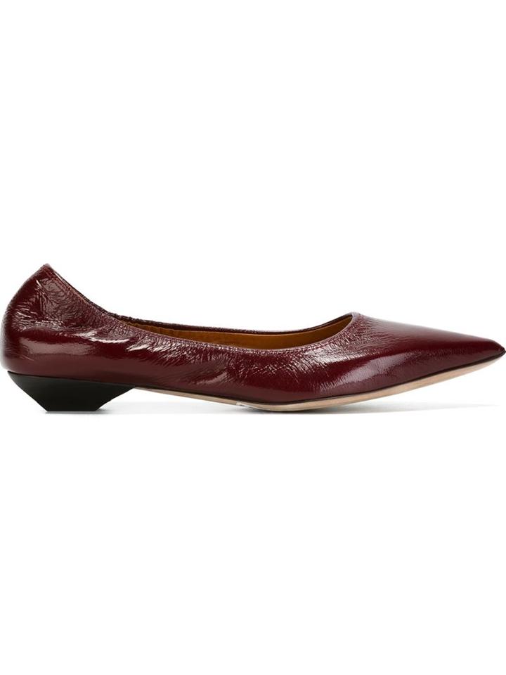 Lanvin Pointed Toe Ballerinas