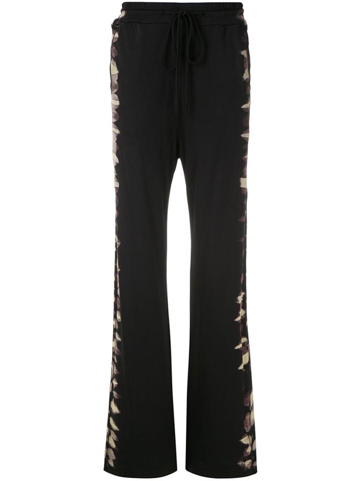Alcaçuz Mariele Tie-dye Panels Trousers - Black