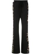 Alcaçuz Mariele Tie-dye Panels Trousers - Black