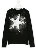 Liu Jo Kids Long Sleeved Printed T-shirt - Black