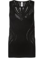 Alo Cut Out Details Sports Top - Black