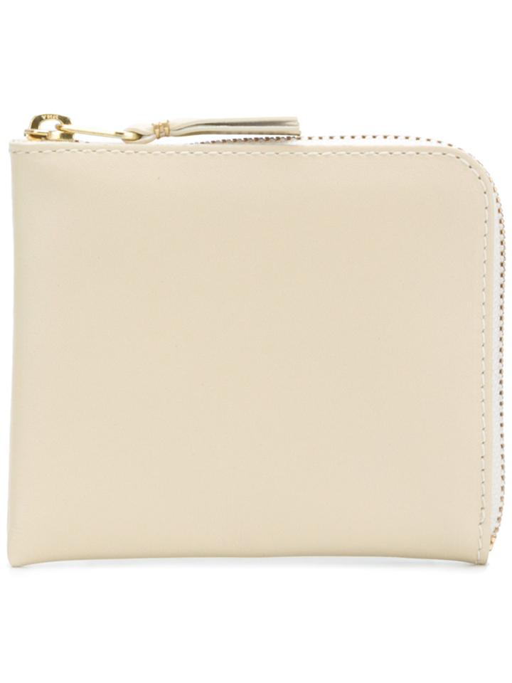 Comme Des Garçons Wallet Zipped Wallet - Nude & Neutrals