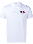 Moncler Logo Polo Shirt, Men's, Size: Small, White, Cotton