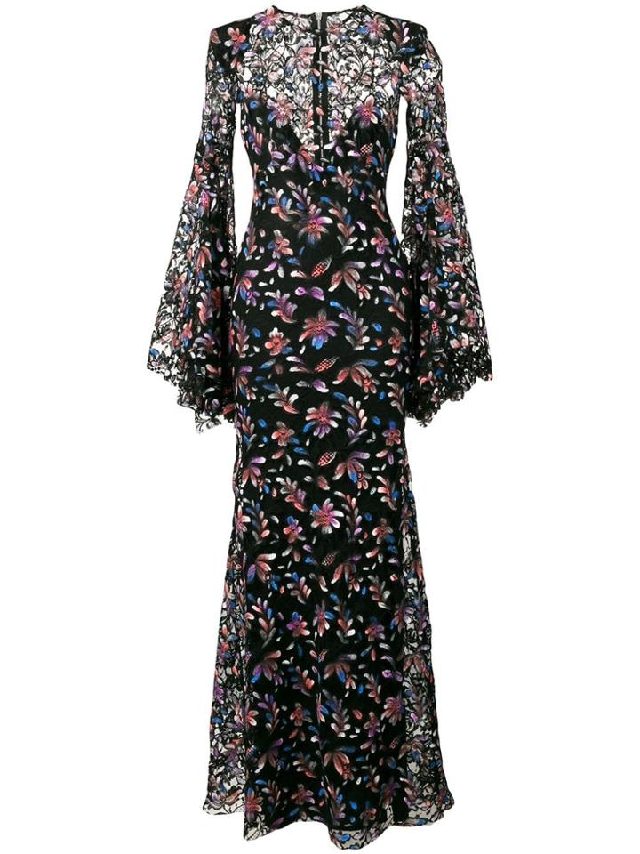 Alex Perry Alex Perry D363 Floral - Black