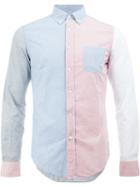 Wooster + Lardini Colour Block Shirt, Men's, Size: Medium, Cotton