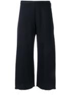 Simon Miller Cropped Wide Leg Trousers - Black