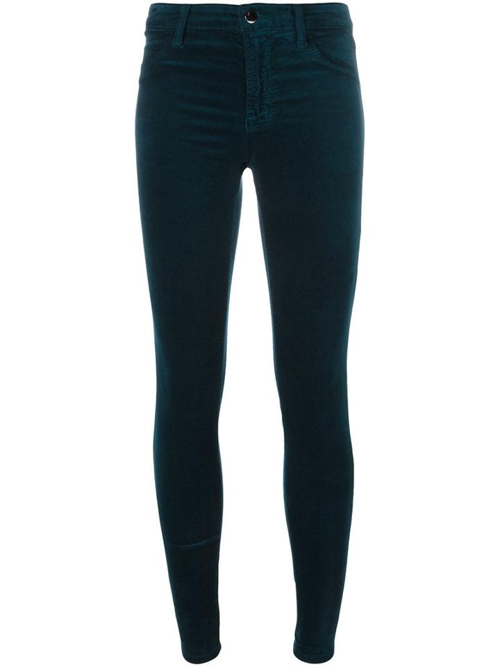 J Brand Skinny Jeans, Women's, Size: 28, Green, Cotton/polyurethane/spandex/elastane/modal