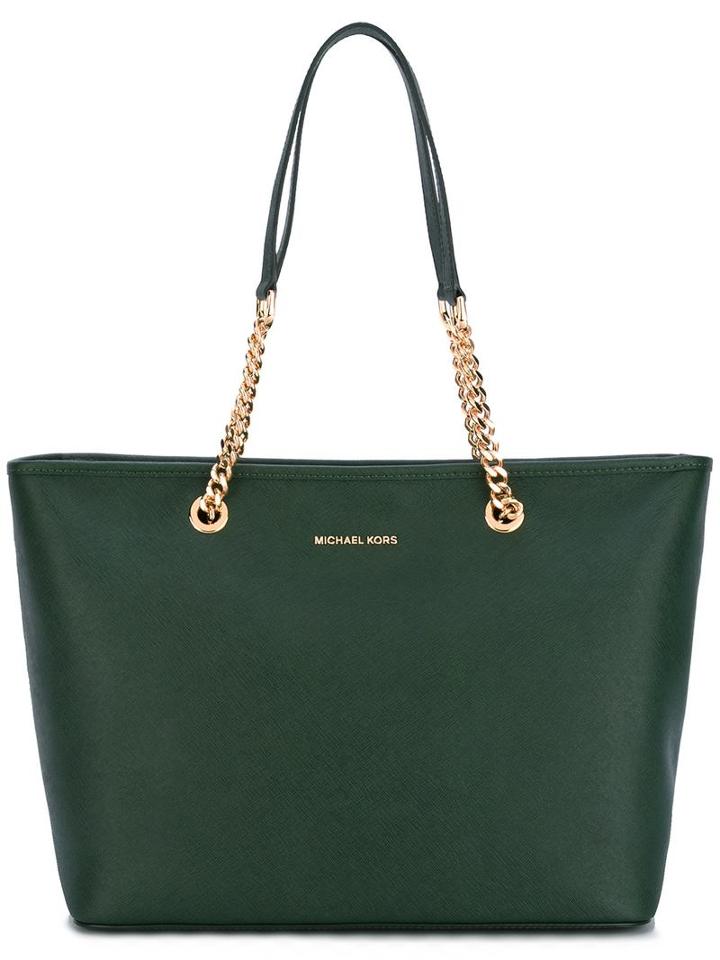Michael Michael Kors 'jet Set' Chain Tote, Women's, Green