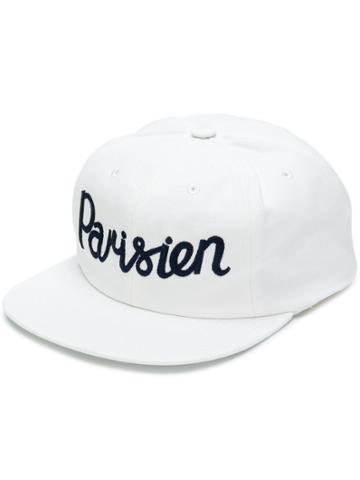 Maison Kitsuné Parisien Cap - White