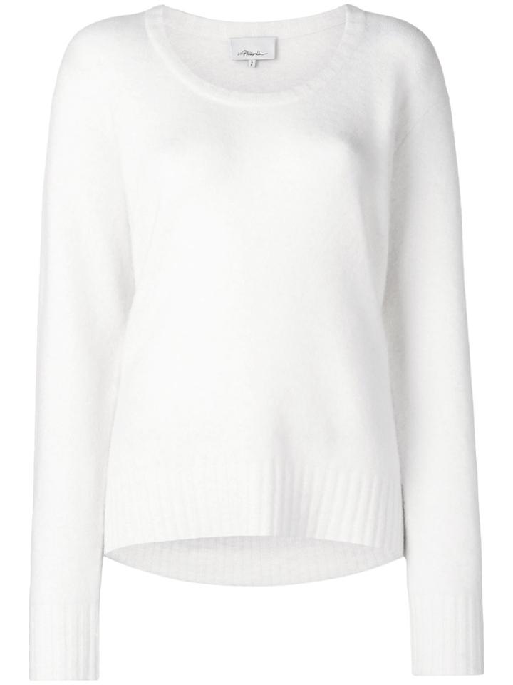 3.1 Phillip Lim Scoop-neck Jumper - White